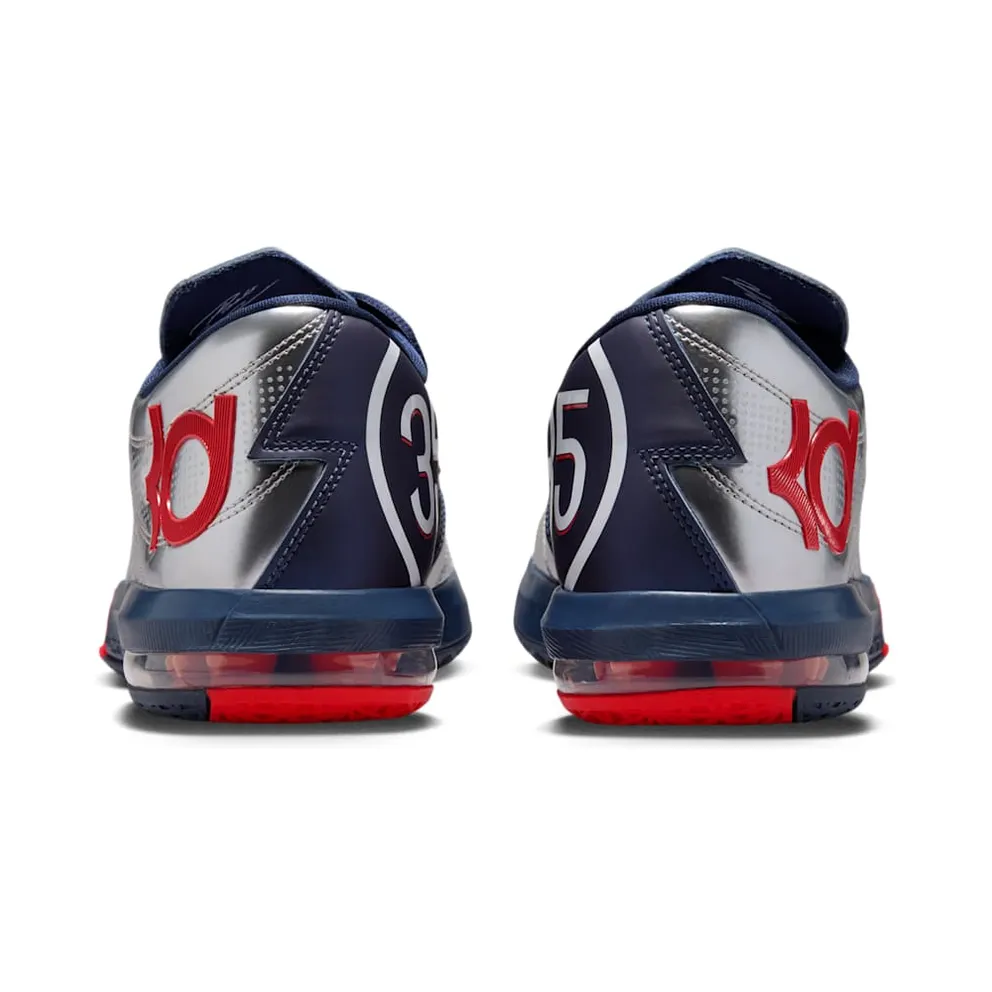 Paris Saint-Germain x Nike KD 6 – “Metallic Silver / College Navy / Global Red / White” (IU0593-001)
