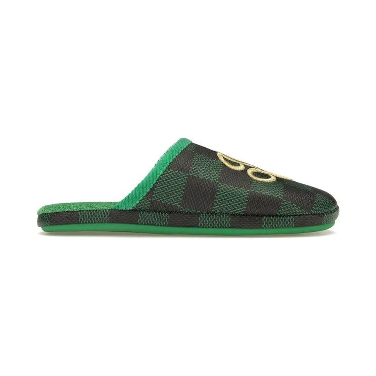 Louis Vuitton LV Palace Slipper Damier Pop Green (1ACN7F)