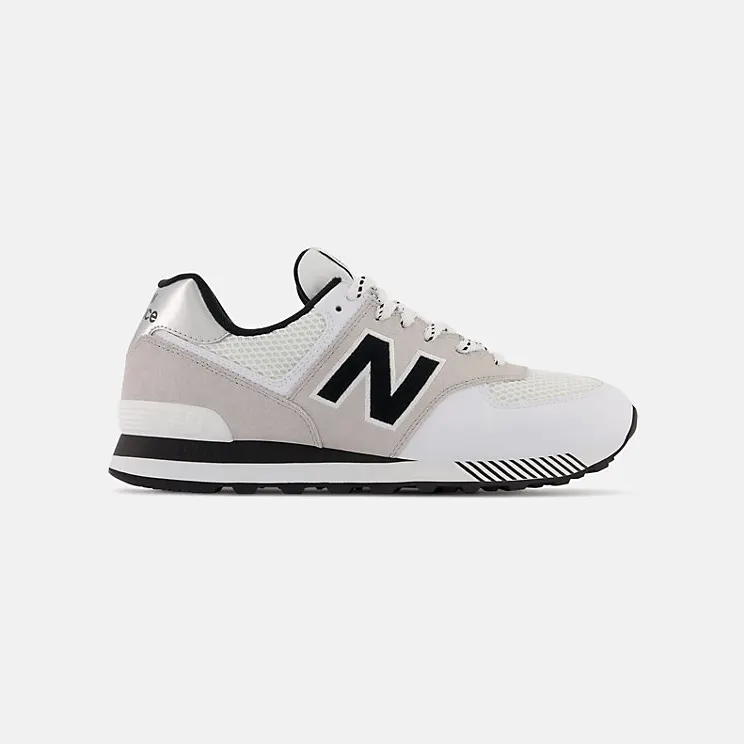 New Balance 574 White Black Grey (ML574VS2)