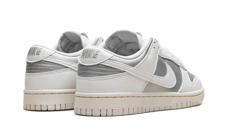 Nike Dunk Low Next Nature “Sheer Lace Pack – Metallic Platinum” (IB7311-001)