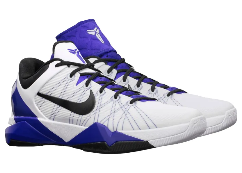 Nike Zoom Kobe VII Supreme White Concord (488244-100)
