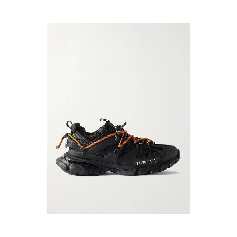 Balenciaga Track Trail Logo-Print TPU and Shell Black (800592WTRHK)