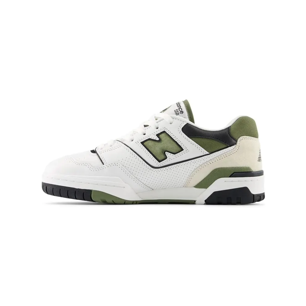 New Balance 550 “White / Dark Olivine” (BB550DOB)