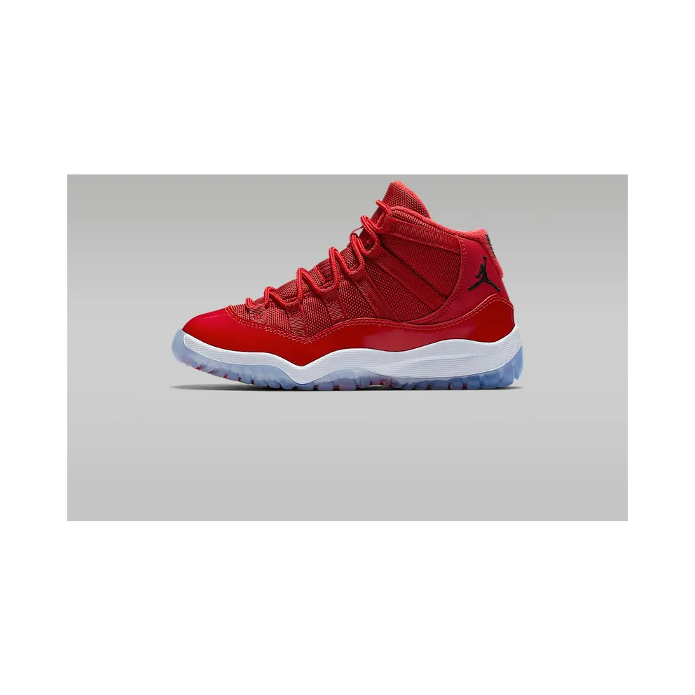 Jordan 11 Retro Win Like 96 (PS) Gym Red/Black-White (378039-623)