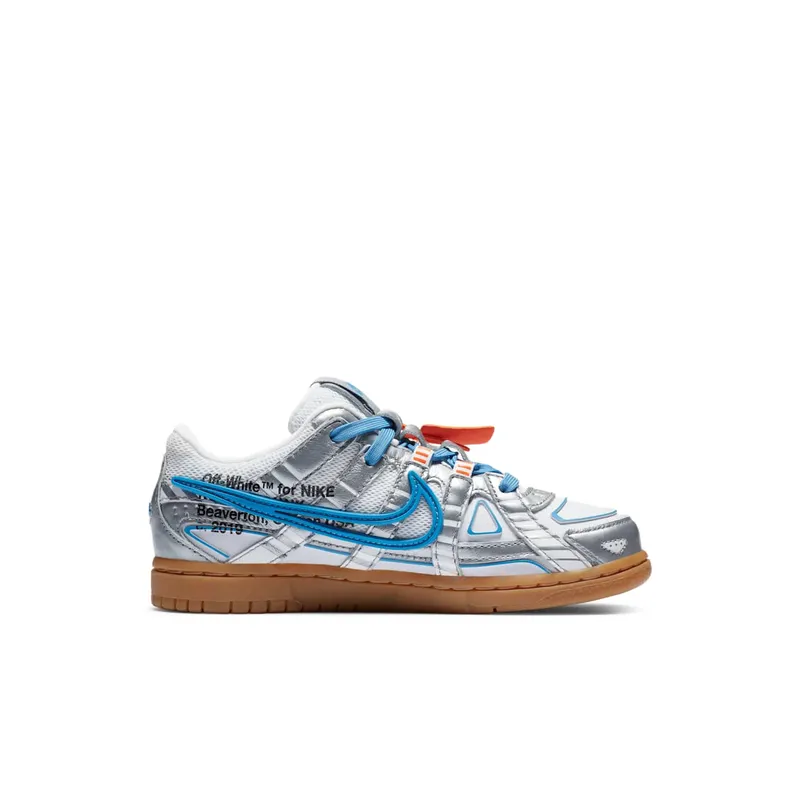 Nike Air Rubber Dunk Off-White University Blue (PS) White/University Blue-White (CW7410-100)