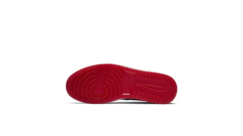 Jordan 1 Mid Black University Red Black/University Red-White (BQ6578-001)