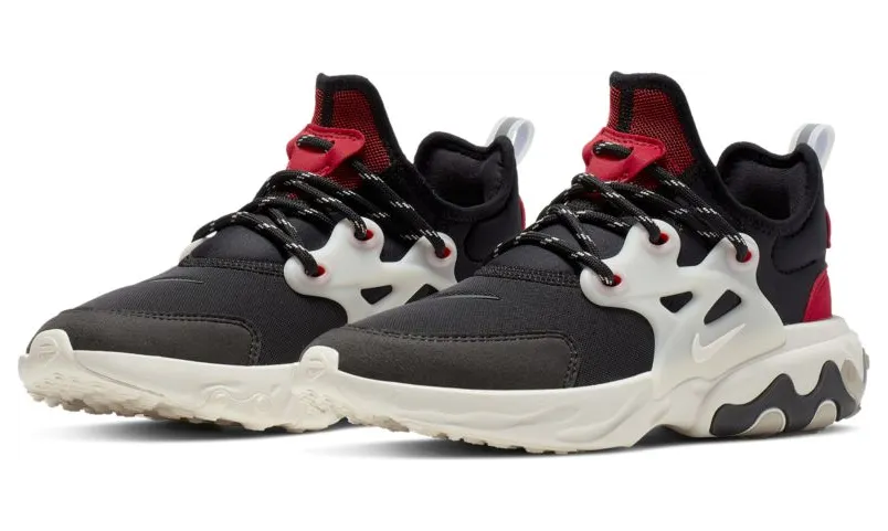 Nike React Presto GS Black University Red (BQ4002-003)