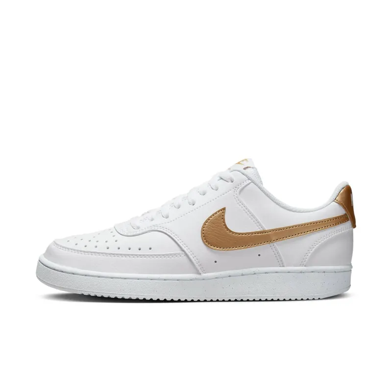 Nike Court Vision Low Next Nature White Metallic Gold (DH3158-105)