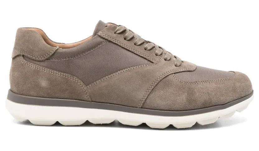 Geox Spherica Ec12 sneakers met vlakken – Grijs (U65GRA02211C1018)