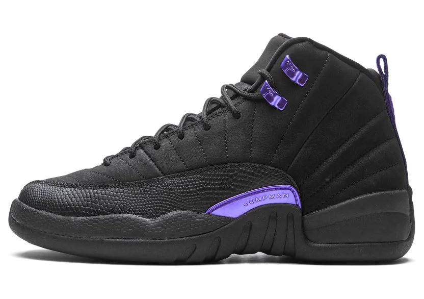 Jordan 12 Retro Black Dark Concord (GS)