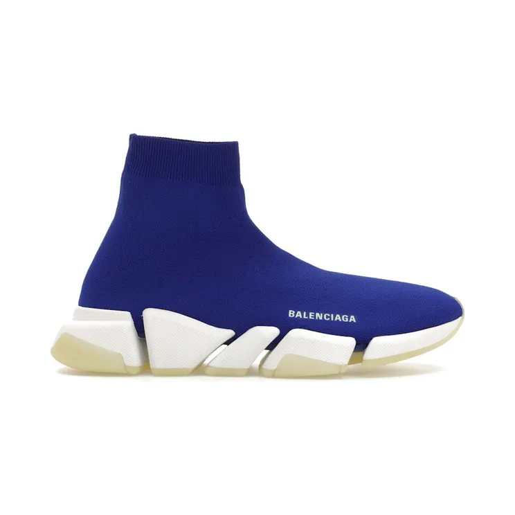 Balenciaga Speed 2.0 Recycled Knit Blue Glow (654020W2DB84798)
