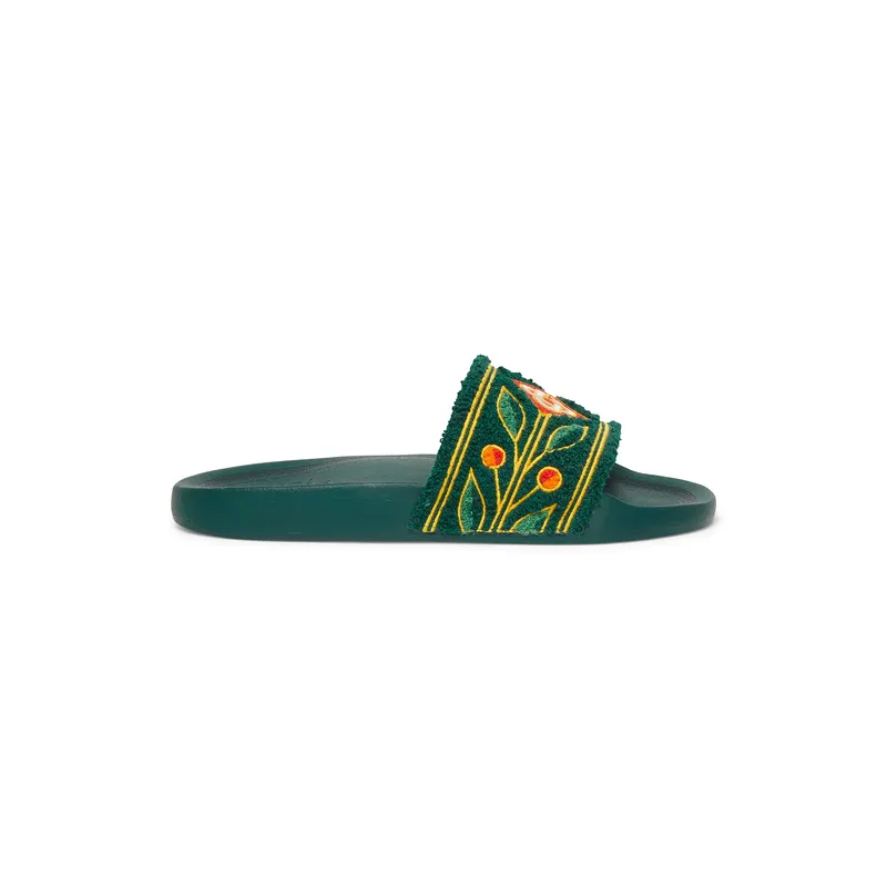 Casablanca Laurel Terry Slides (a-sp26-fw-030-02-m-mens-laurel-terry-slider)