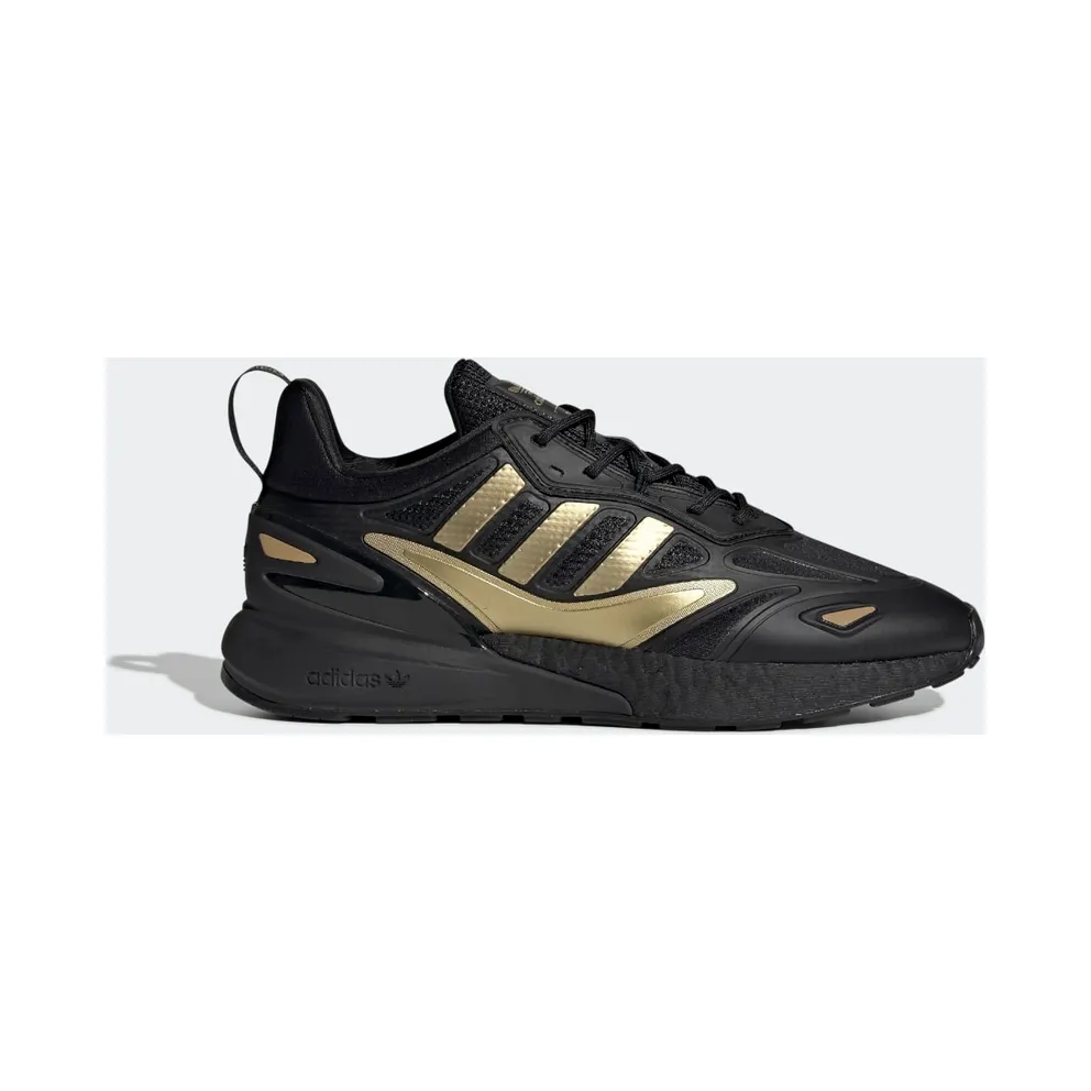 adidas ZX 2K Boost 2.0 Schuh Core Black / Core Black / Gold Metallic (GZ7743)
