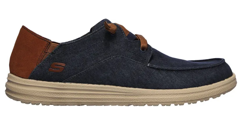 Skechers Relaxed Fit: Melson – Planon – Marine – “Blauw” (210116 NVY)