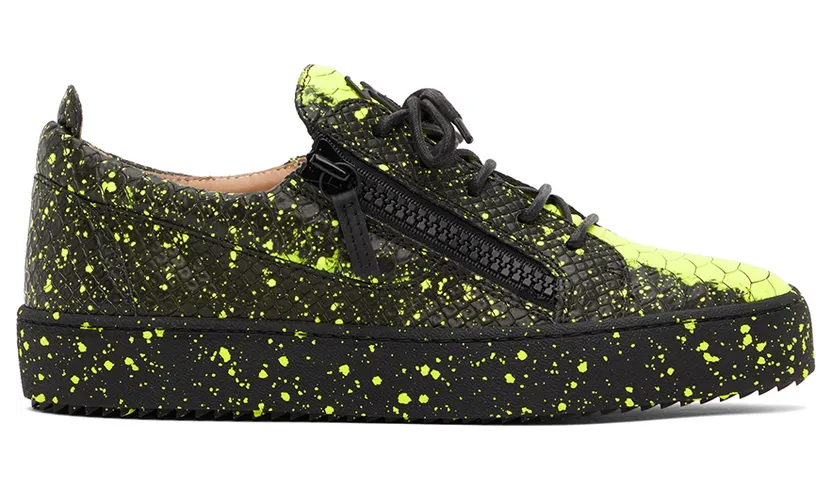 Giuseppe Zanotti Black & Yellow Frankie Sneakers (RU20000-92855)