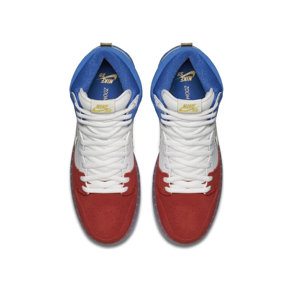 Nike SB Dunk High Tricolor (USA) Challenge Red/Game Royal-White (313171-674)