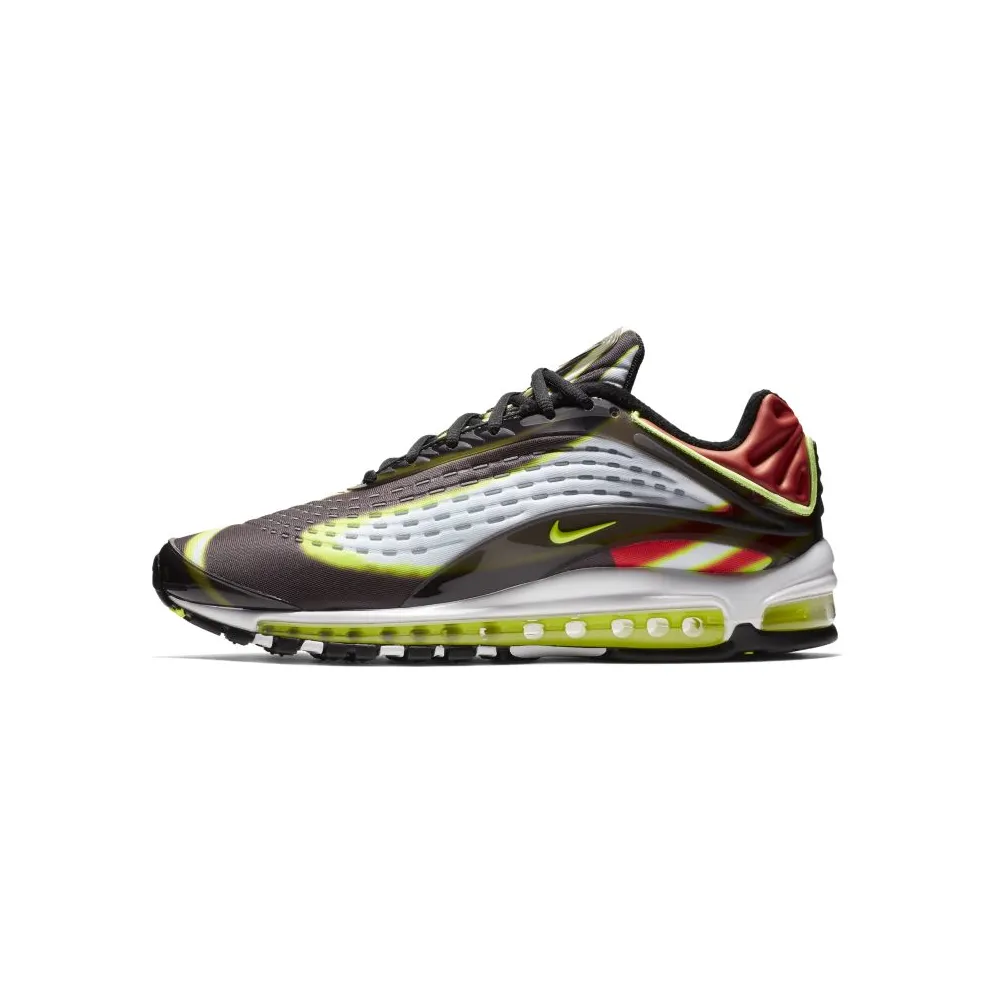 Nike Air Max Deluxe Black Volt Habanero Red Black/Volt-Habanero Red-White (AJ7831-003)