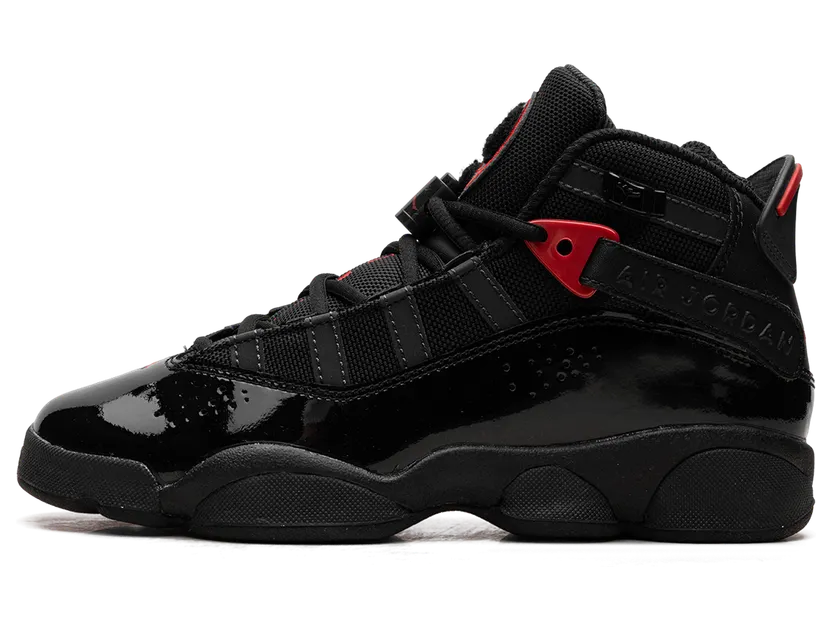 Jordan 6 Rings GS “Black Varsity Red” (323419-026)