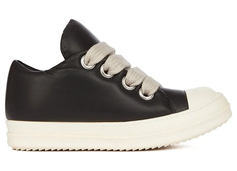 Rick Owens Hollywood Jumbo Lace Padded Low Peached Lambskin Black Milk (RU01E5893-LLPPW2-911)