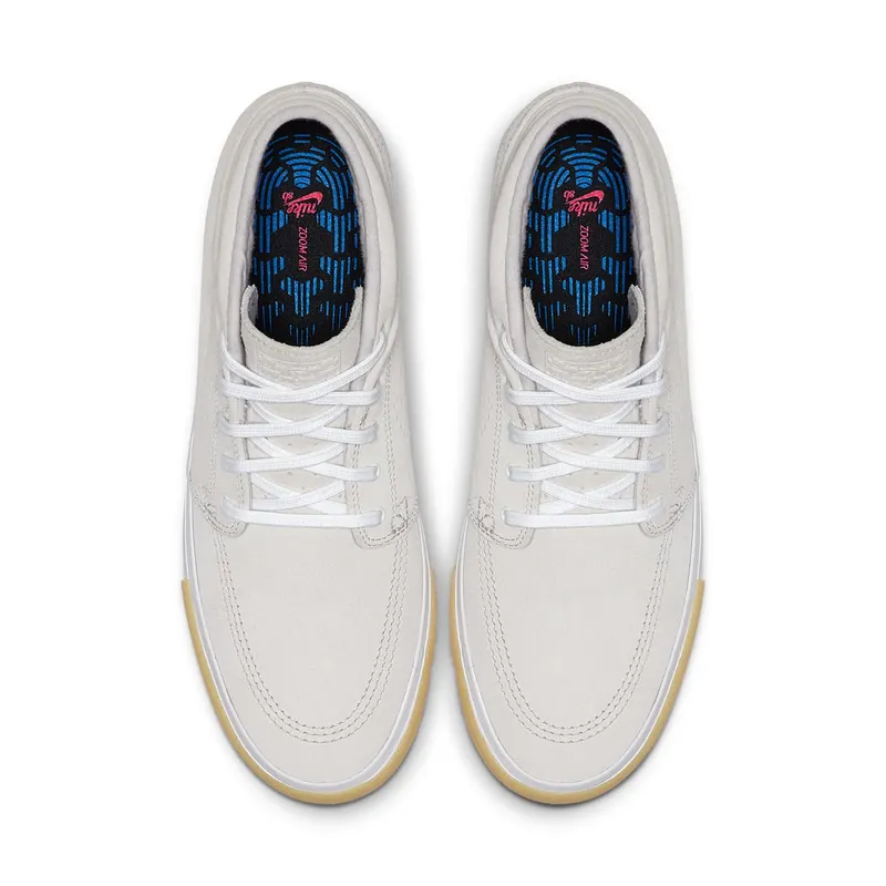 Nike SB Zoom Stefan Janoski Mid RM SE White White Vast Grey Gum Yellow White (CD6576-109)