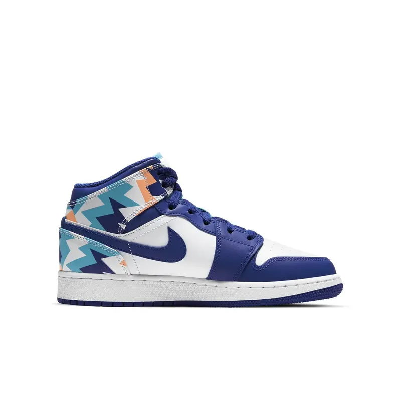 Air Jordan 1 Mid GS Storm Blue (555112-105)