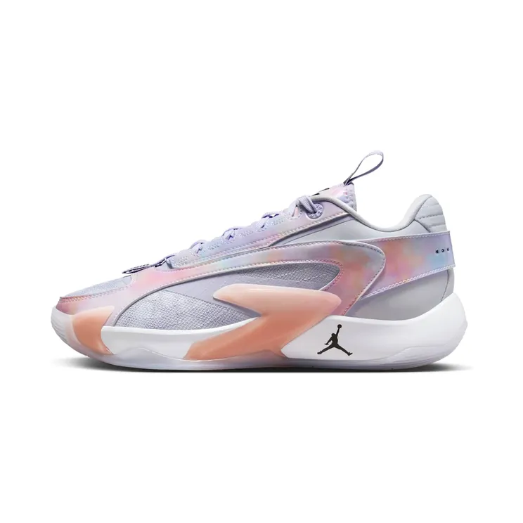 Jordan Luka 2 Nebula “Football Grey / Oxygen Purple / Arctic Orange / Black” (DX8733-005)