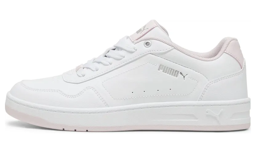 Puma Court Classy “Puma White / Whisp Of Pink / Puma Silver” (395021_04)