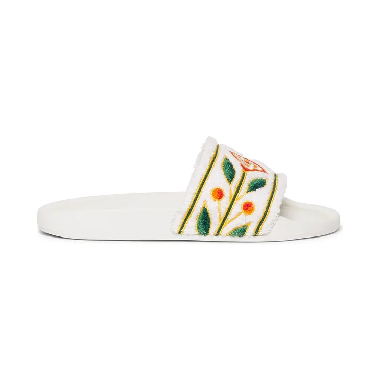 Casablanca Laurel Terry Slides (a-sp26-fw-030-01-m-mens-laurel-terry-slider)