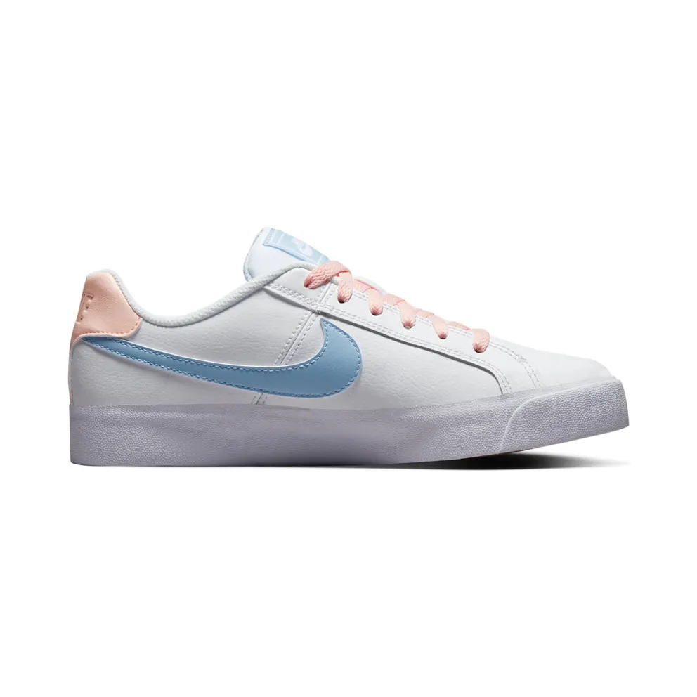 Nike Court Royale Low AC “White / Crimson Tint / Psychic Blue” (AO2810-108)