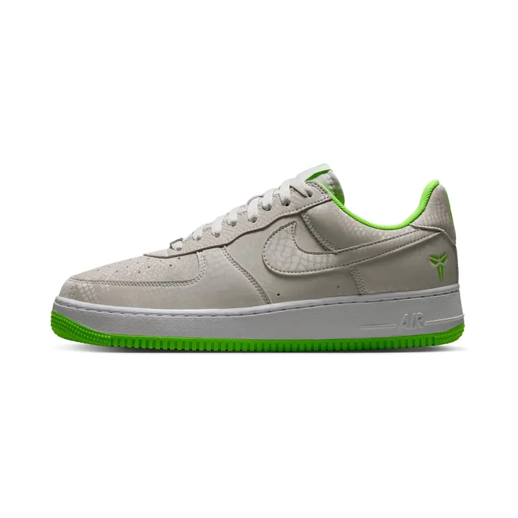 Nike Air Force 1 Low Kobe Bryant Forever “Vast Grey / White / Electric Green” (IB0018-006)
