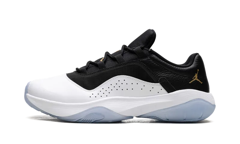 Air Jordan RETRO 11 CMFT LOW “BLACK WHITE GOLD” (DN4180-070)