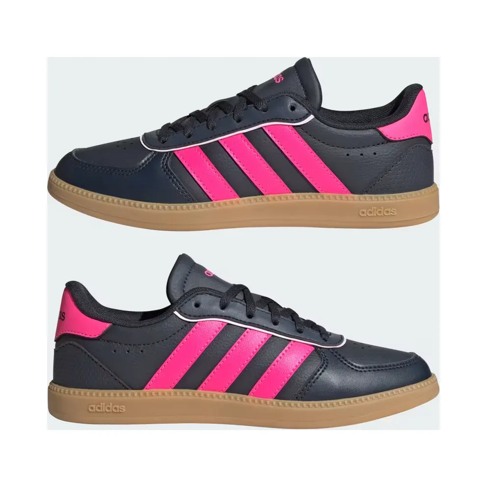 adidas Breaknet Sleek Shoes Kids “Aurora Ink / Lucid Pink / Gum” (JQ3053)