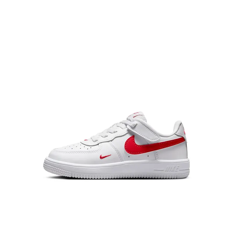 Nike Force 1 Low EasyOn PS “White / University Red” (HM9652-101)