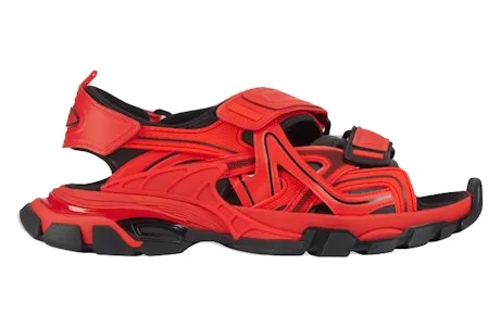 Balenciaga Track Sandal Red