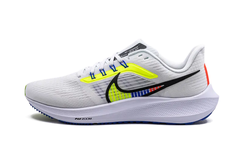Nike Air Zoom Pegasus 39 PRM “White Volt Racer Blue” (DX1627-100)