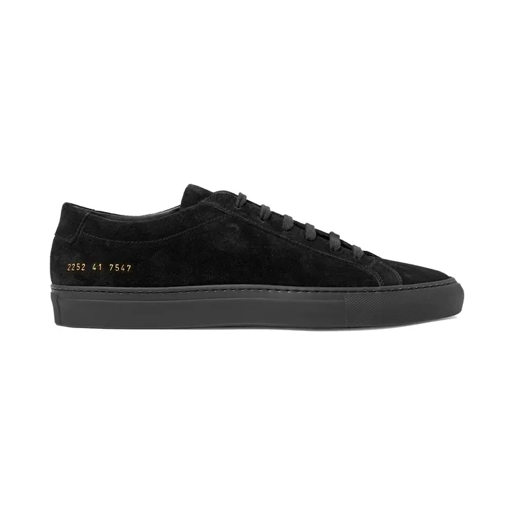 Common Projects Original Achilles Suede Black (2252 XX 7547)