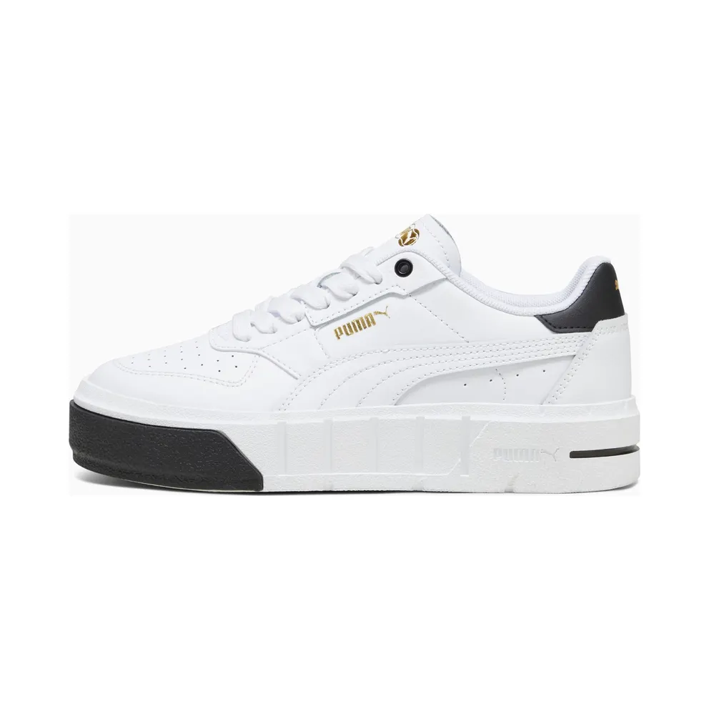 Puma Cali Court Leder-Sneakers Teenager Schwarz (394384-01)