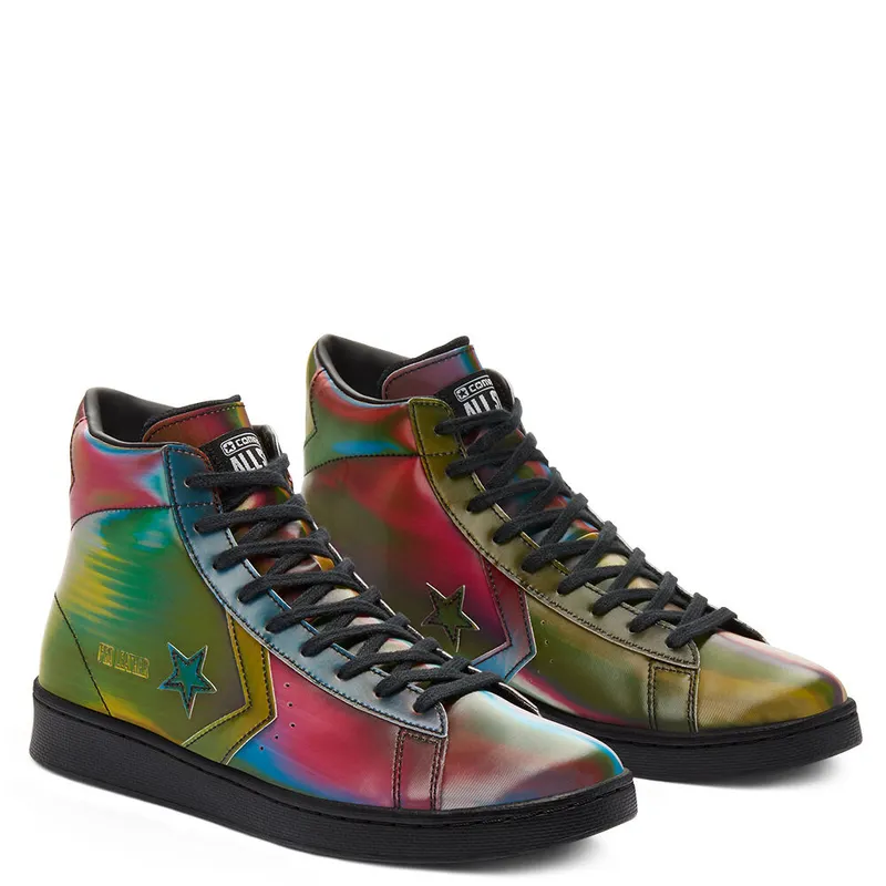 Converse All Star Pro Leather High Top Black/multi/white (170494C)