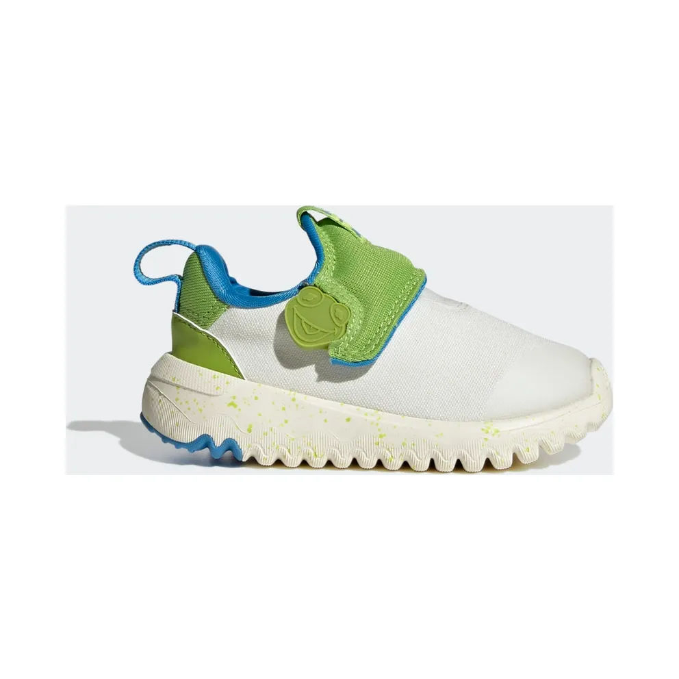 adidas x Disney Suru365 Muppets Kermit Slip-On Schuh Off White / Pulse Blue / Still Green (GY6679)