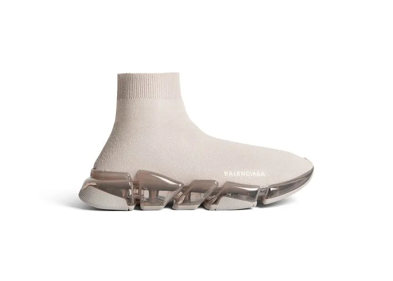Balenciaga Speed 2.0 Clear Sole Light Beige (617239W2DC42000)
