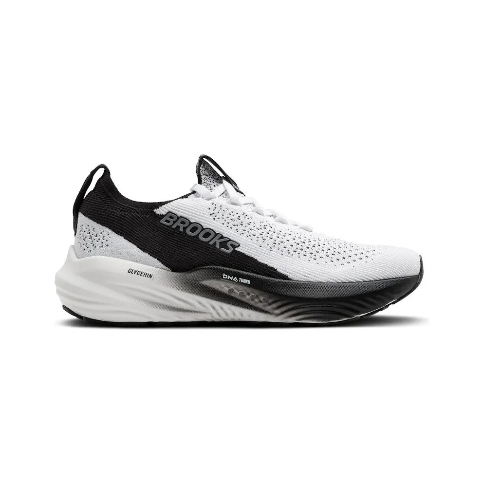Brooks Glycerin StealthFit 22 White Grey Black (120437-1B-135)