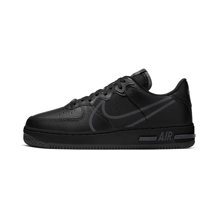 Nike Air Force 1 React ‘Triple Black’ “Black / Anthracite” (CT1020-002)