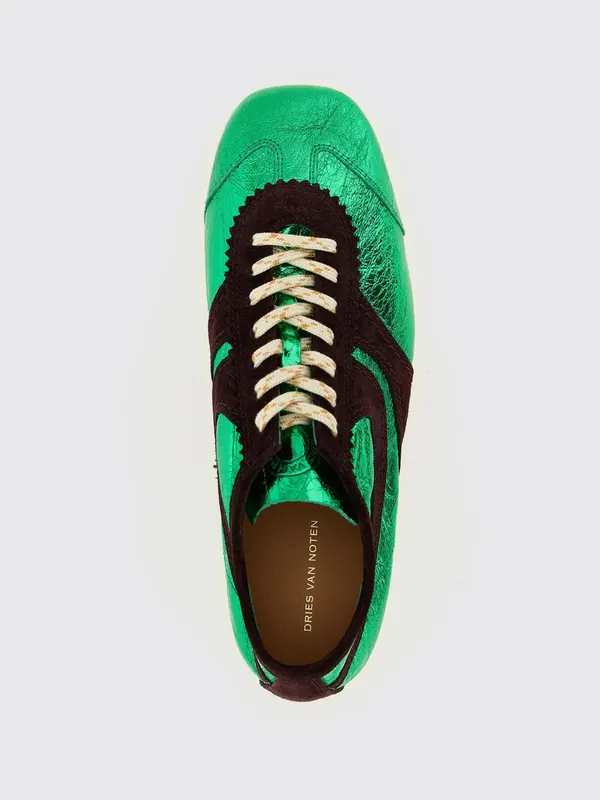 Dries Van Noten Laminated Leather Green (2610117220207608)