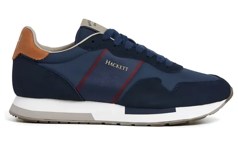 Hackett London mit Wildledereinsätzen “Blue” (HMS200033)