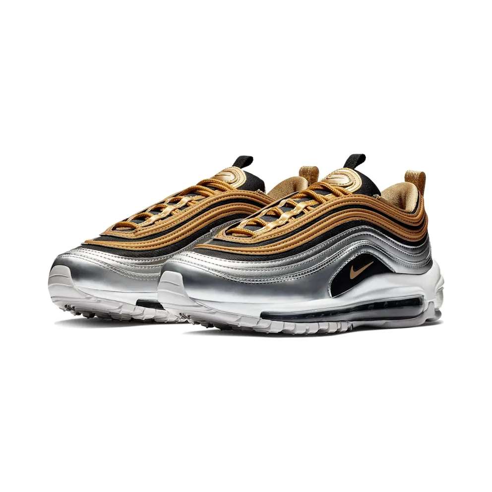 Nike Womens Air Max 97 Metallic Gold Silver (2018) (AQ4137-700)