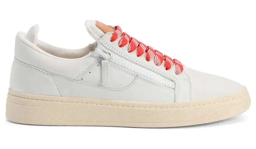Giuseppe Zanotti GZ94 Sneakers mit doppeltem Reißverschluss – Weiß (RM50017002)