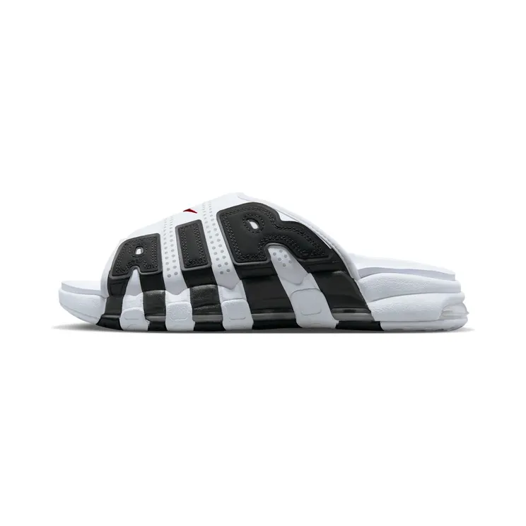 Nike Air More Uptempo Slide NA “White Black Red” (FB7815-100)