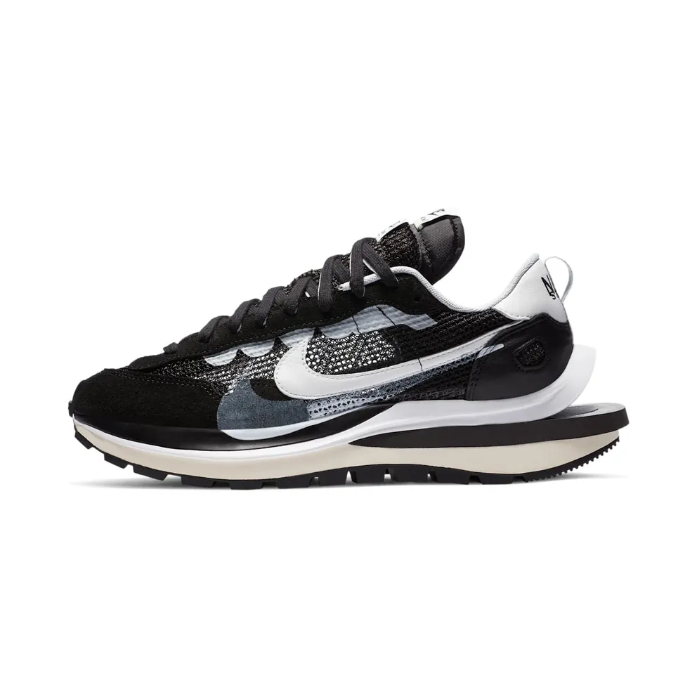 Nike Vaporwaffle sacai Black White Black/Summit White-Pure Platinum (CV1363-001)