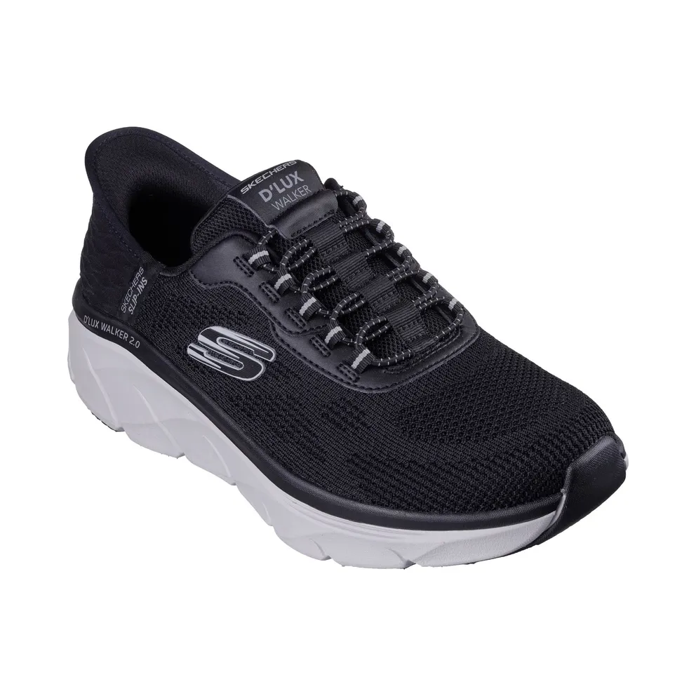Skechers D’Lux Walker 2.0 Rezinate “Black / Grey” (232446BKGY)