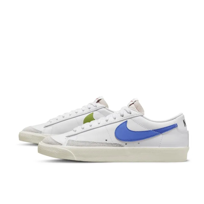 Nike Blazer Low 77 Vintage Vintage White Chlorophyll Medium Blue (DA6364-107)